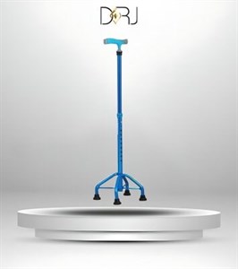 عصا چهارپایه تاپ مدیک مدل LUX974 (رنگ آبی)