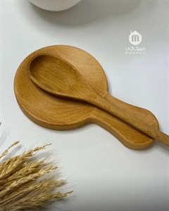 زیر قاشقی چوبی برند نیم وود