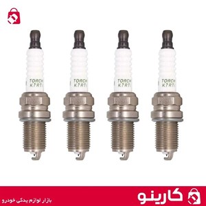 شمع سوزنی تورچ ایریدیوم سوزنی TORCH پژو 405 بسته 4 عددی