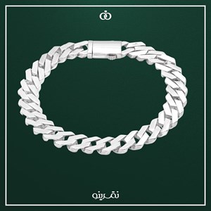 دستبند نقره مردانه کارتیه براق مدل BEM T152 T 