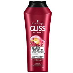 شامپو گلیس Gliss موهای رنگ شده مدل Color Perfector and Shine حجم 400 میل