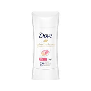 مام صابونی ضد تعریق زنانه داو Dove مدل Advancad Care رایحه گل رز وزن 74 گرم
