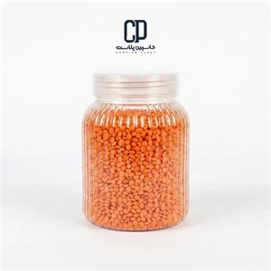 جار 750سی سی آشپزخانه 40 گرم دهانه 70 درب پلاستیکی