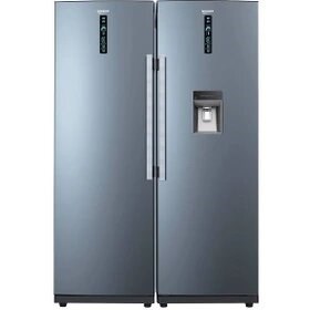 یخچال فریزر دوقلو نیکسان نوفراست یخساز دستی موتور INVERTERمدل 6020 استیل