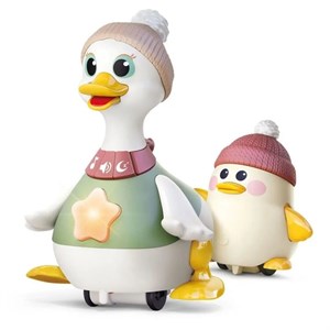 اسباب بازی هولا مدل اردک و بچه موزیکال کد 998701