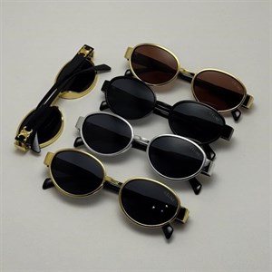 عینک آفتابی بیضی سلین CELINE در 4 رنگ - کائوچویی سبک - کد 18128