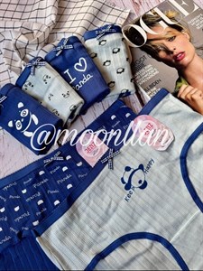 شورت نخی عروسکی سایز 2xl طرح پاندا blue panda 🐼💙