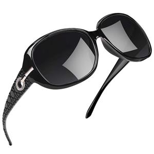 Joopin Polarized Sunglasses for Women Vintage Big Frame Sun Glasses Ladies Shades