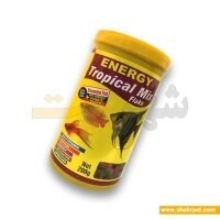 غذای پولکی ماهی های گرمسیری آکواریوم انرژی (وزن: 200 گرم)