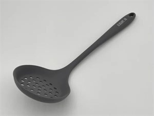 کفگیر سیلیکونی سوراخ‌دار الگانت 30 سانتی | مقاوم در برابر حرارت و مناسب ظروف نچسب