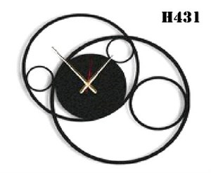 ساعت دیواری لیزری فلزی  H431