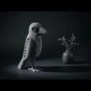 مجسمه کلاغ باستانی – مدل Raven Button