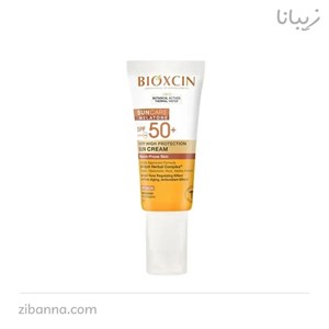 کرم ضد آفتاب بی رنگ ضد لک بیوکسین SPF۵۰ حجم ۵۰ میل
