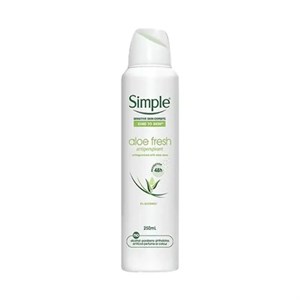 اسپری ضد تعریق ۴۸ ساعته سیمپل رایحه ALOE FRESH حجم ۲۵۰ میل