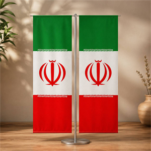 پرچم رومیزی مدل L/T طرح ایران کد F02