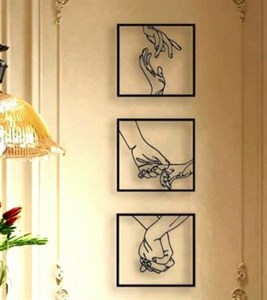 تابلو دیواری فلزی زیبا و لاکچری T162