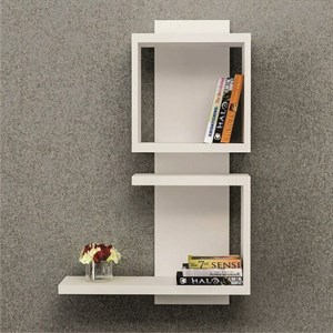 شلف و کتابخانه دیواری مدرن مدل H16