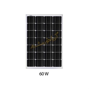 پنل خورشیدی 60 وات مونوکریستال برند restar solar