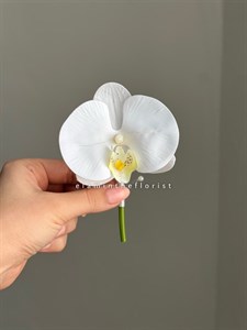 گل یقه کت داماد Boutonniere ارکیده لمسی