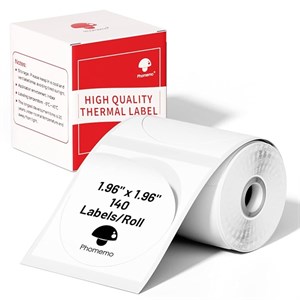 رول دایره ای پرینتر حرارتی لیبل زن phomemo قطر 5 سانتی متر مناسب M110/M220/M221