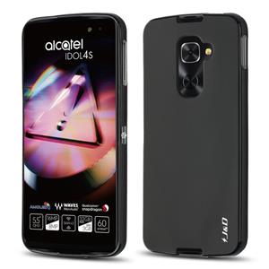 J&D Case Compatible for Idol 4S Case, [Drop Protection] [Slim Cushion] Shock Resistant Protective TPU Slim Case for Alcatel Idol 4S Bumper Case - Black