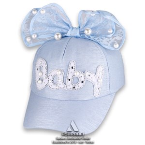 کلاه دخترانه پاپیونی Baseball Cap HA91