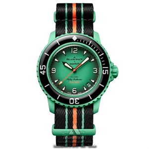 ساعت بلانک پین سواچ اورجینال دست دوم Blancpain X Swatch Scuba Fifty Fathoms