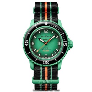 ساعت بلانک پین سواچ اورجینال دست دوم Blancpain X Swatch Scuba Fifty Fathoms