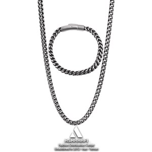 ست دستبند و گردنبند مردانه Necklace &amp  Bracelet Chain SK1