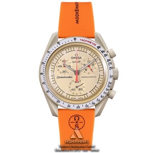 ساعت امگا سواچ نارنجی Omega x Swatch Speedmaster Jupiter