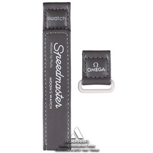 بند چرمی ساعت امگا سواچ Omega x Swatch Watch Strap GG-20