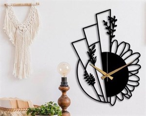 ساعت دیواری لیزری فلزی  H340