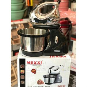 همزن کاسه دار مکسی مدل MX-903 قدرت ۲۰۰ وات با کاسه استیل