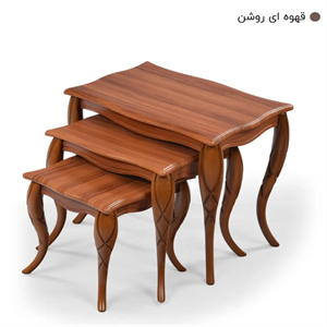 عسلی سه تیکه مدل پیچک