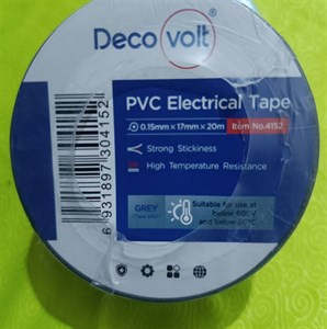 چسب برق عمده وارداتی اصل اصل - بسته 10عددی رنگ طوسی