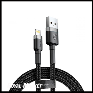 کابل شارژ آیفون بیسوس Cafule Series USB-A به Lightning جریان 1.5 آمپر طول 2 متر