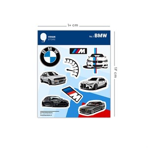 پک استیکر bmw 