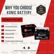 باتری تایلندی 9 آمپر کوتاه KONIC