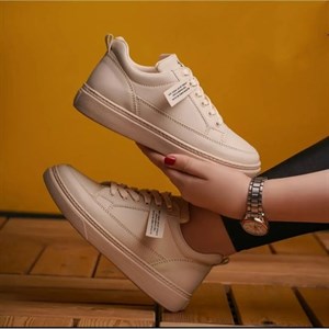 کفش زنانه چرم صنعتی ضد آب، سبک، دور دوخت، سایز 37 تا 41