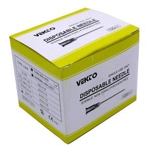 سرسوزن  وکتو  زرد  مزوتراپی  گیج 30 طول 4 میلی متر (بسته 100 عددی)