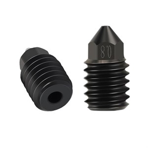 نازل فولادی سخت کاری شده 0.8mm مناسب Bambu Lab X1 / X1C / P1P / P1S