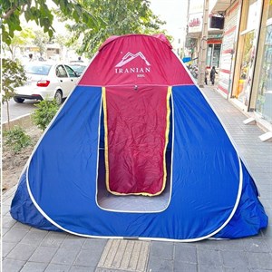 چادر مسافرتی 12 نفره مدل فنری تاشو کف ضخیم سفری ماشین صندلی موتور خودرو کد56