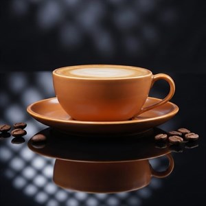 سرویس چینی کاپوچینو خوری 12 پارچه قهوه ای