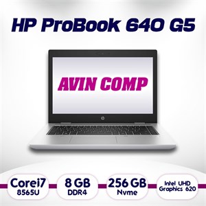لپ تاپ استوک ci7 HP ProBook 640 G5 نسل 8 گرافیک Intel