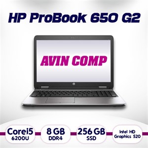 لپ تاپ استوک ci5 HP ProBook 650 G2 نسل 6 گرافیک Intel