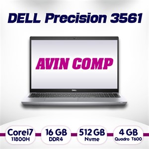 لپ تاپ استوک Ci7 Dell precision 3561 نسل 11 چهار گیگ گرافیک