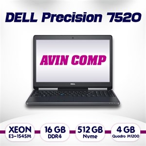 لپ تاپ استوک XEON Dell precision 7520 چهار گیگ گرافیک