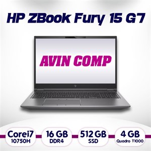 لپ تاپ استوک ci7 HP ZBook Fury 15 G7 نسل 10 چهار گیگ گرافیک