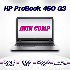 لپ تاپ استوک ci7 HP ProBook 450 G3 نسل 6 گرافیک Intel