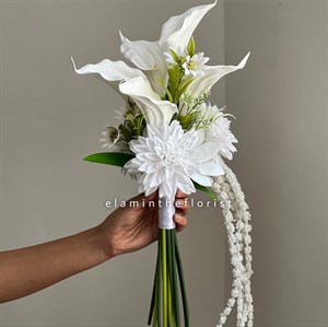 دسته گل مصنوعی عروس شیپوری ماگنولیا کوکب